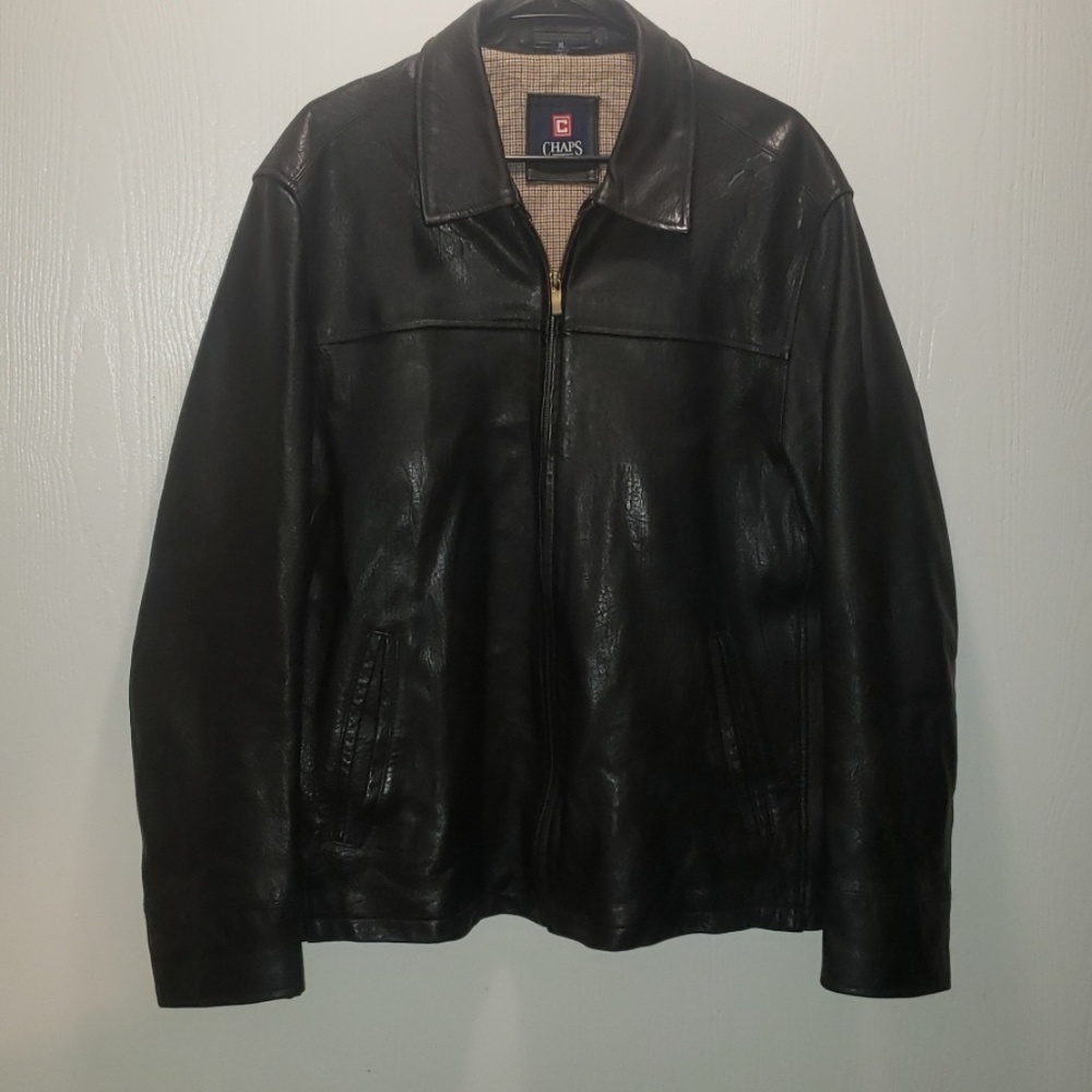 Chaps Leather Jacket